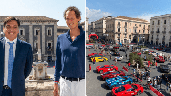 L’onda rossa ferrarista invade Catania, John Elkann ricevuto a Palazzo degli Elefanti