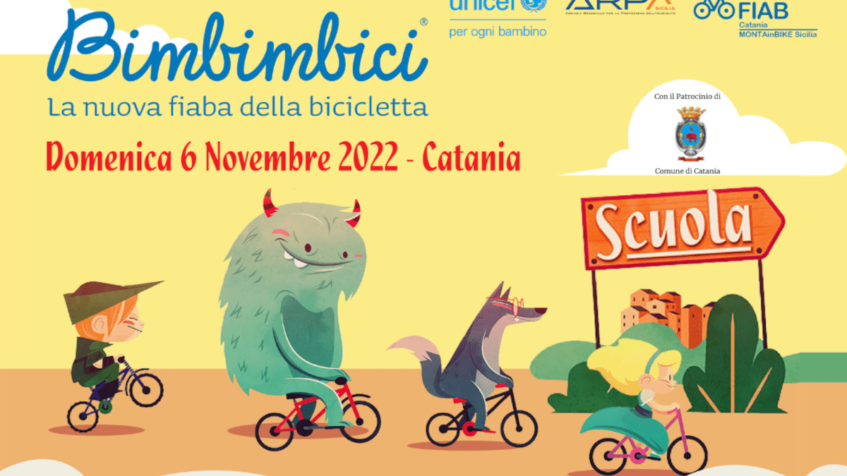Manifestazione “Bimbibici” 2022: Catania partecipa con iniziativa nel centro storico (I DETTAGLI)