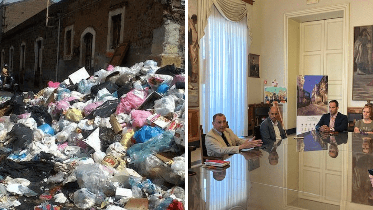 Mille tonnellate di spazzatura sulle strade catanesi e seri rischi di emergenza igienico sanitaria