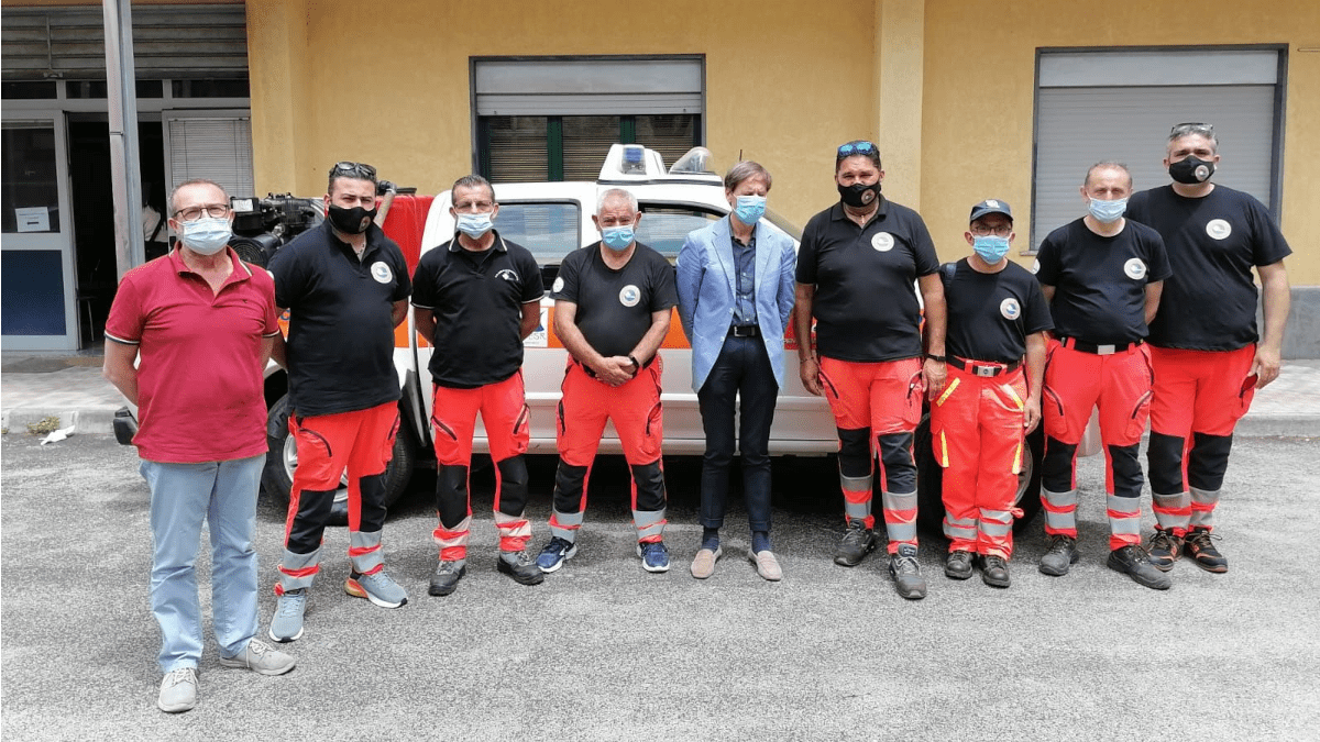 Misterbianco: Protezione Civile consegna mezzo per operazioni antincendio in comodato d’uso gratuito al Comune