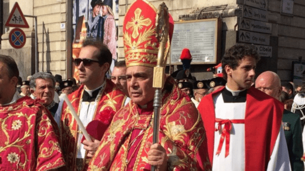 Mons. Salvatore Gristina positivo al Covid. Tutti negativi nell'ultimo incontro a Nicolosi