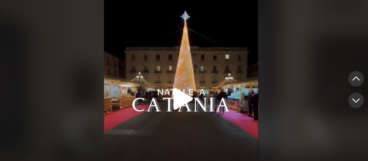 Natale a Catania, il racconto di un viandante tiktoker [VIDEO]