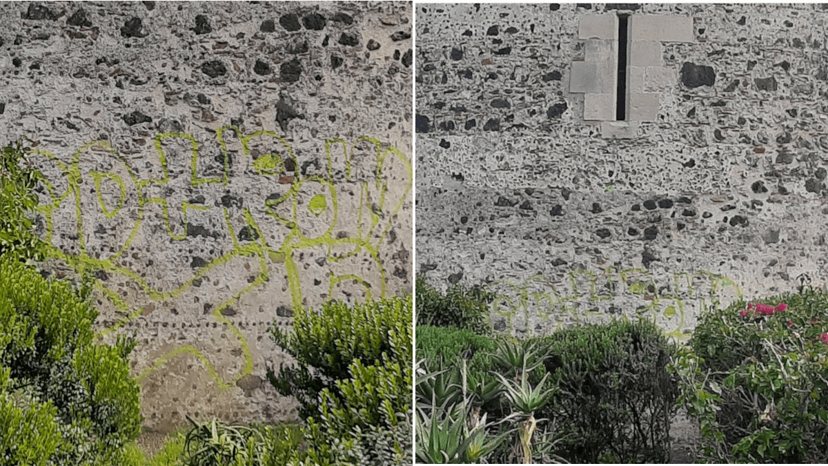 Nell’abbandono emerge il degrado: imbrattate di vernice le mura esterne del Castello Ursino