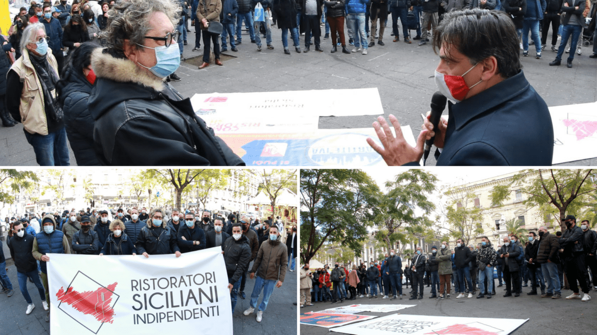 Nuova protesta del comitato Ristoratori Siciliani Indipendenti, Tudisco: "Andiamo a Roma per farci sentire dal Governo"