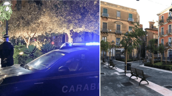 Piazza Sciuti: evitato rischioso assembramento, zona gialla pericolante