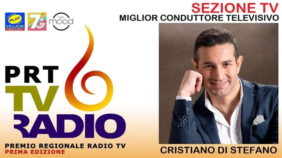 PRT TV- RADIO: è Cristiano Di Stefano il miglior conduttore televisivo locale