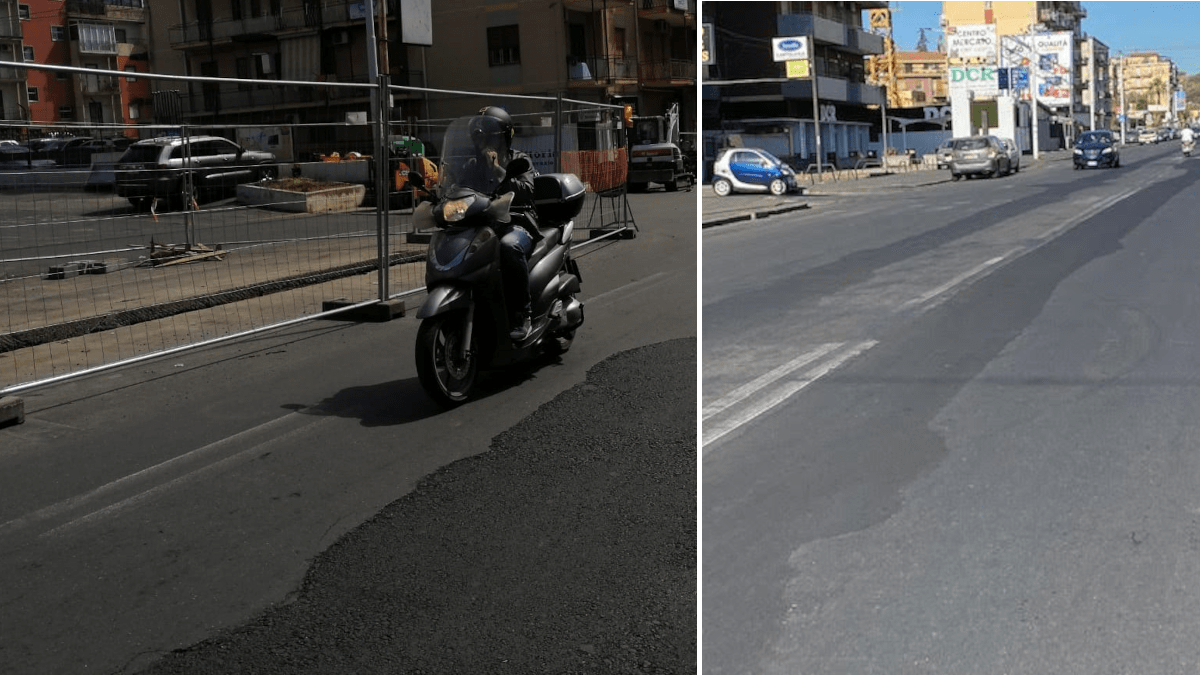 Ritornano i lavori di rifacimento del manto stradale al viale Mario Rapisardi