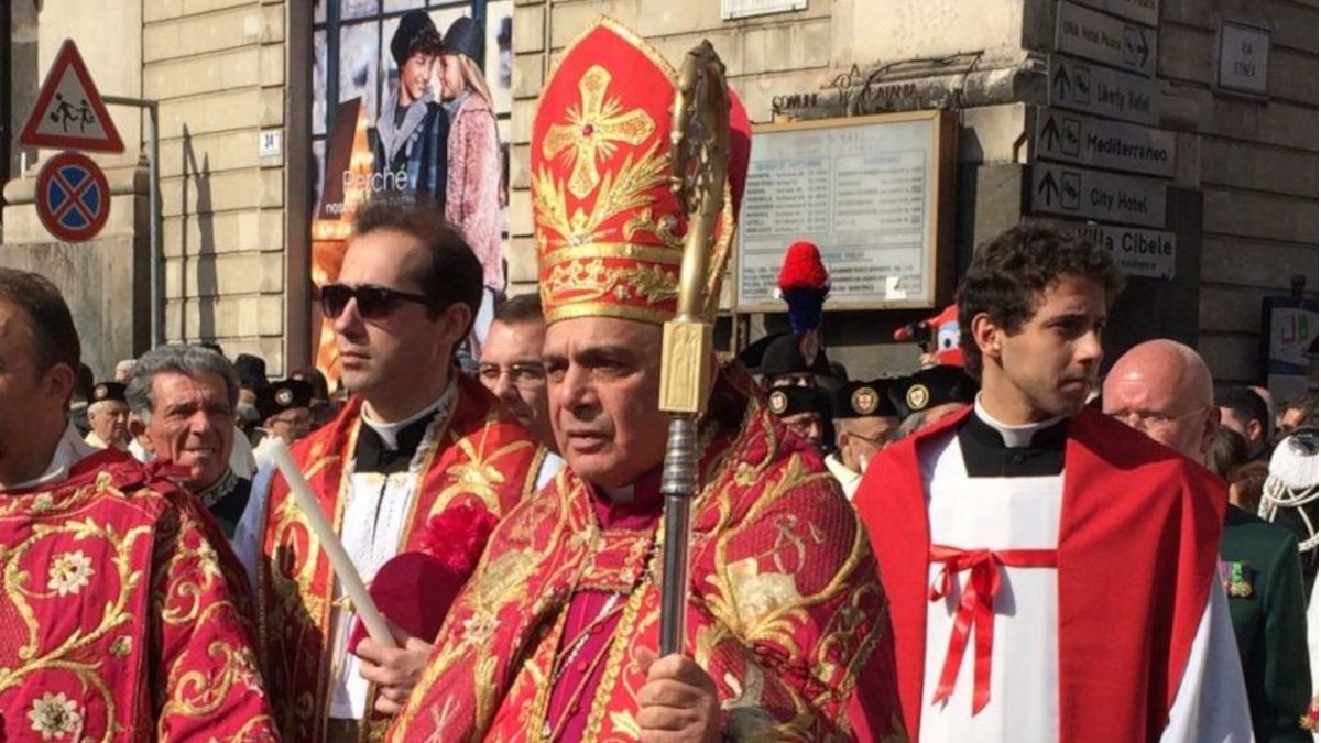 Sant’Agata: l’annuale Candelora d’oro sarà consegnata dal Sindaco Pogliese a Monsignor Salvatore Gristina