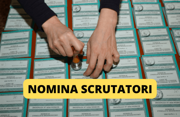 Sorteggio scrutatori per le elezioni nazionali e regionali del 25 settembre (QUANDO E DOVE)