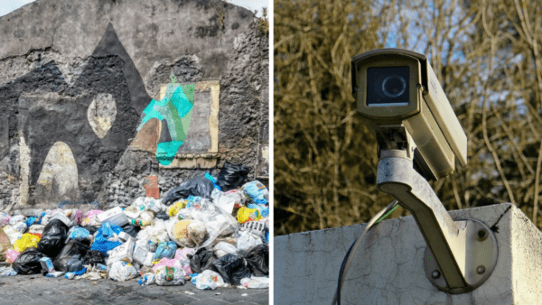 Strade catanesi trasformate in discariche: arrivano le telecamere di sicurezza