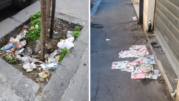 Strade della città sporche. Il consigliere Cardello: "Fermate questo degrado"