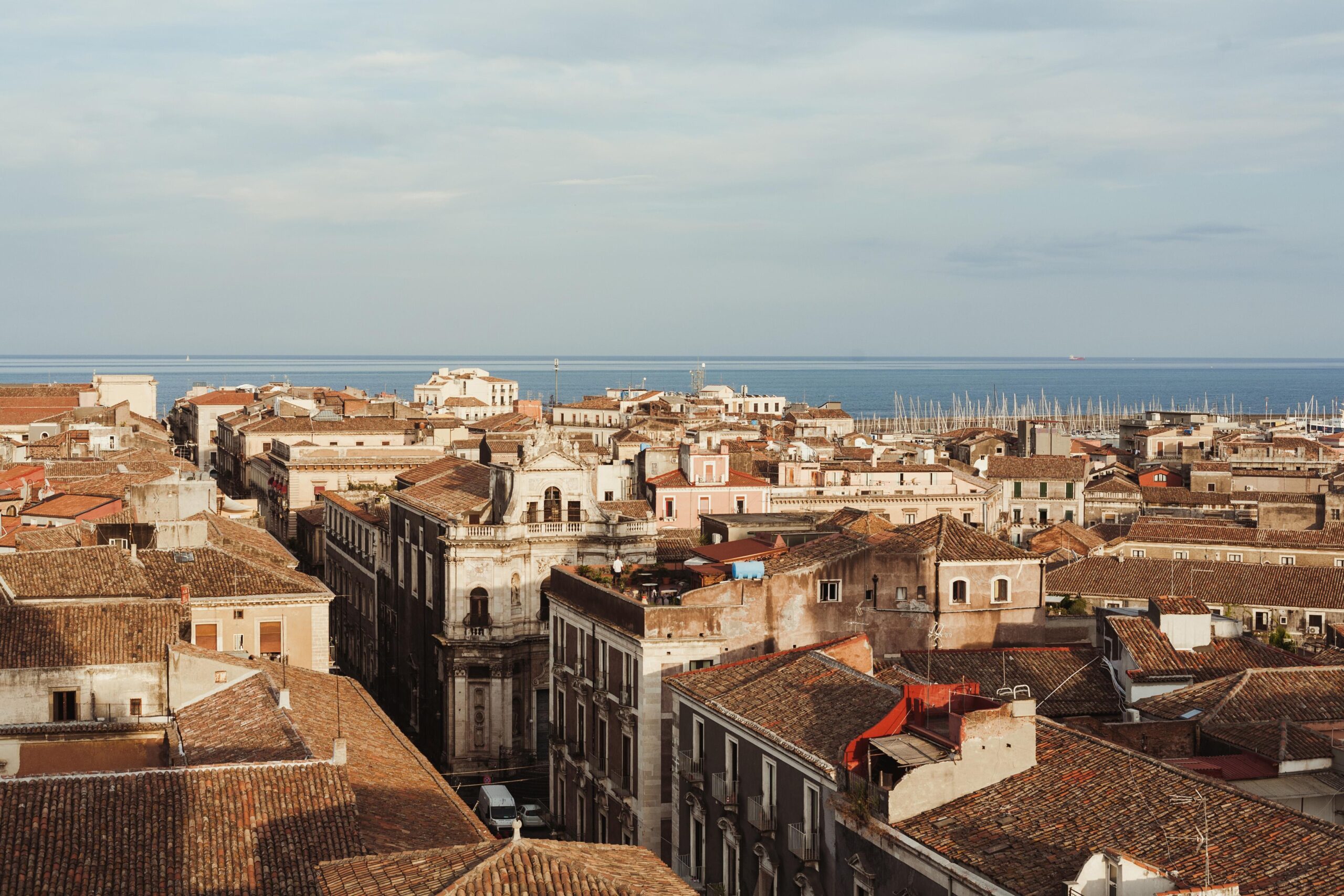 Sui tetti di Catania