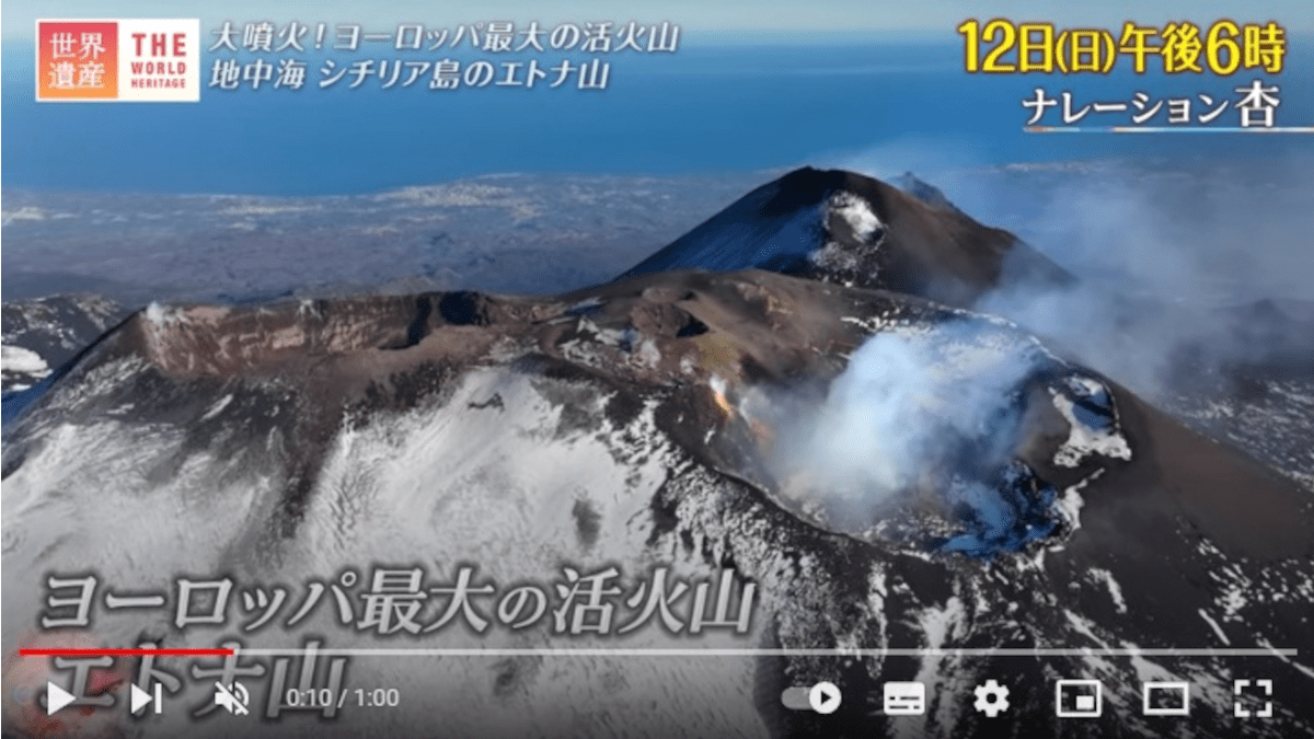 “The World Heritage”: dal Giappone a Catania per girare documentario sulla maestosità dell’Etna (VIDEO)