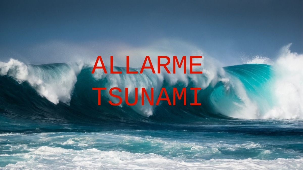 Allerta tsunami: ultimo aggiornamento della Protezione Civile