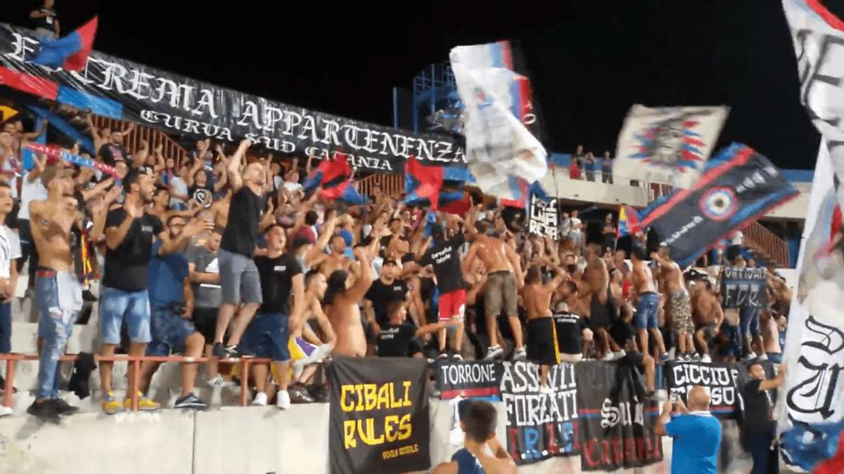 Ultras “tifoso” del Catania SSD riceve Daspo sportivo aggravato dopo la scoperta del suo passato