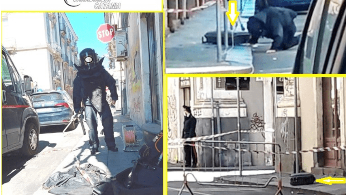 Valigia abbandonata in via Vittorio Emanuele: chiusa la strada, intervengono gli artificieri