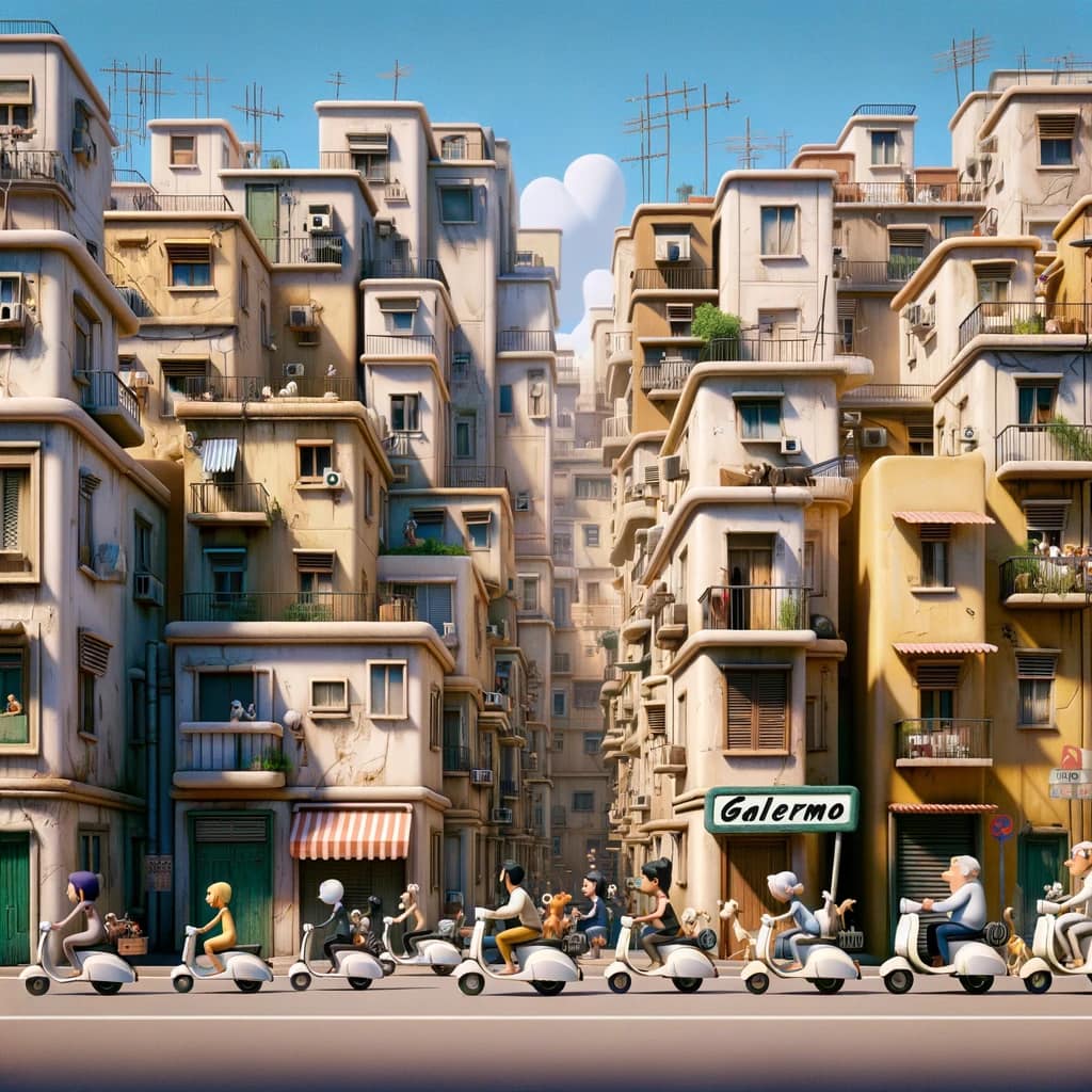 Catania Disney Pixar Foto Quartieri Catania Animati Galermo