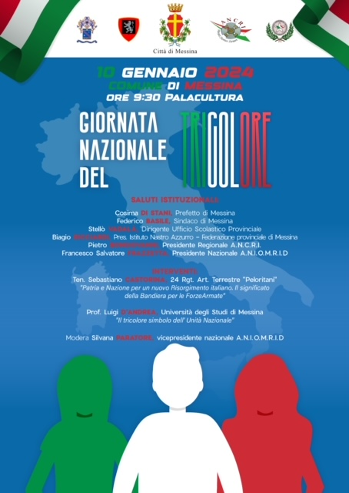 Celebrata a Messina la Giornata Tricolore 2024