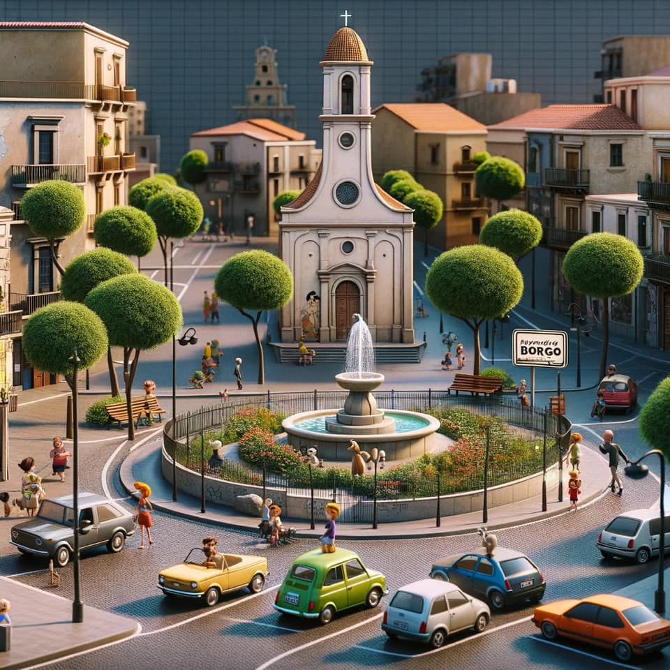 Foto Catania Disney Pixar Animazione AI Quartiere Borgo