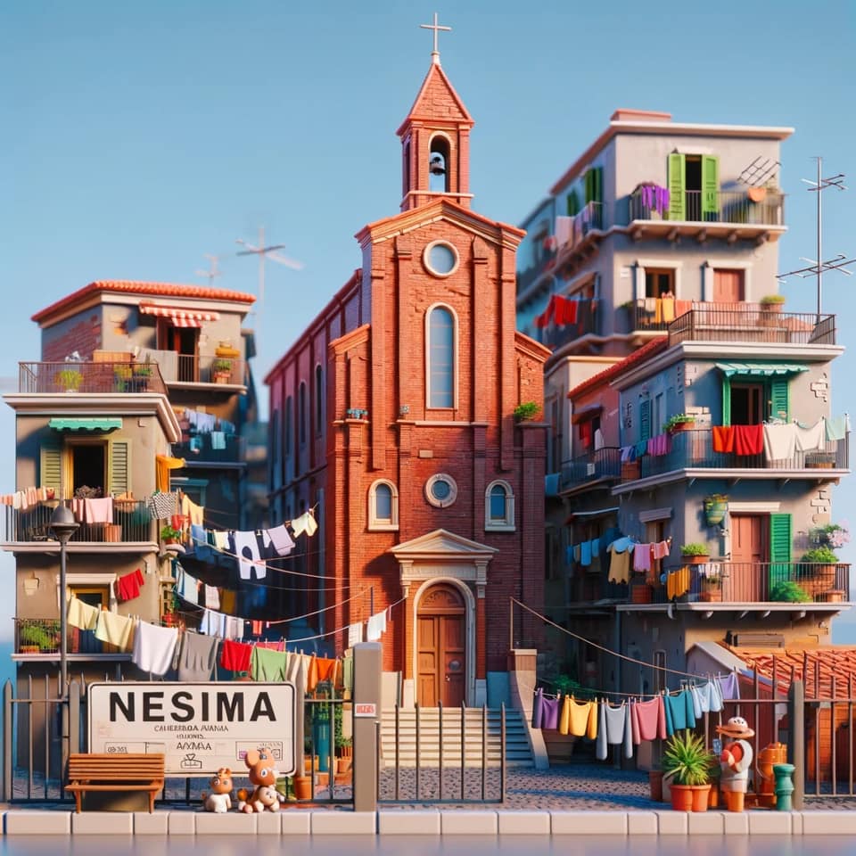 Foto Catania Disney Pixar Animazione AI Quartiere Nesima