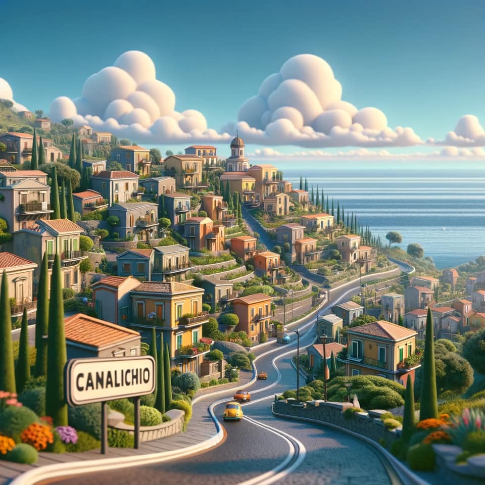 Foto Catania Disney Pixar Animazione AI Quartiere Canalicchio