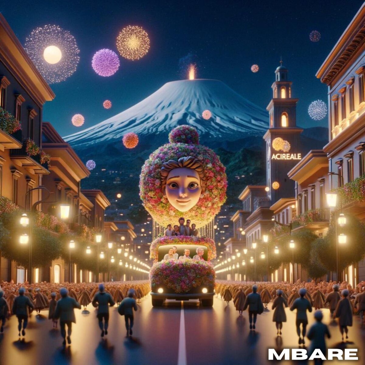 Foto Catania Disney Pixar Quartieri AI Intelligenza Artificiale Acireale