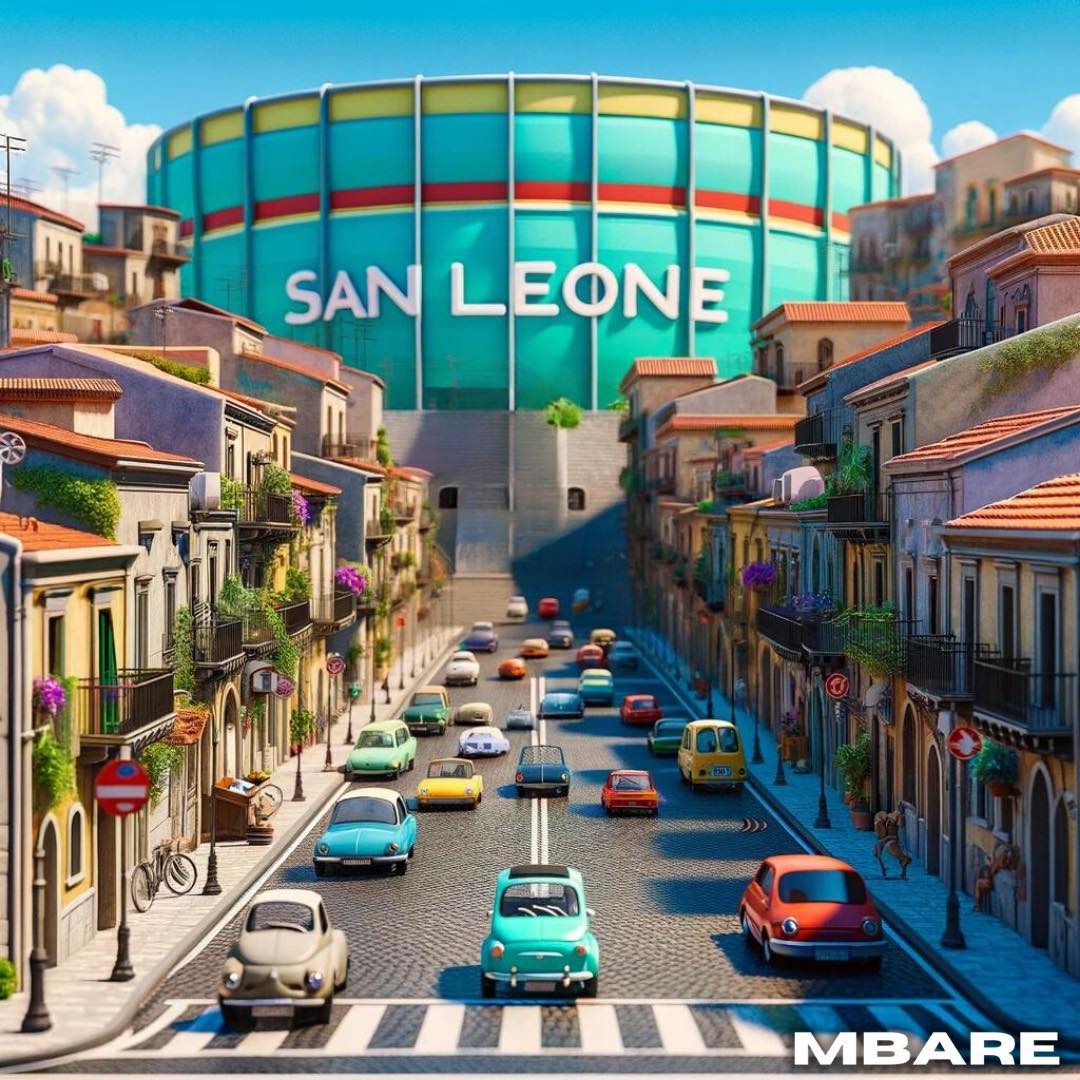 Foto Catania Disney Pixar Quartieri AI Intelligenza Artificiale San Leone