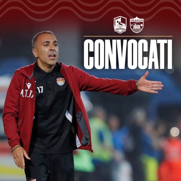 I convocati di mister Torrisi per Real Casalnuovo-Trapani