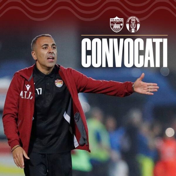 I convocati di mister Torrisi per Trapani-Castrovillari.