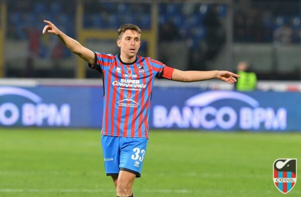 Il capitano del Catania FC riflette sull'1-1 con il Monopoli: "Ci dispiace per i fischi, speriamo di regalare una gioia ai nostri tifosi"