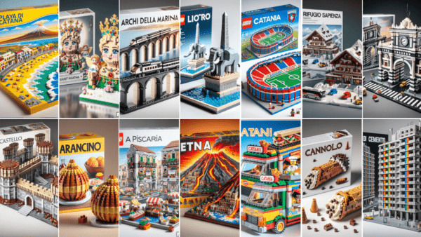 I Lego set che vorrei: la collezione made in Catania (con AI)