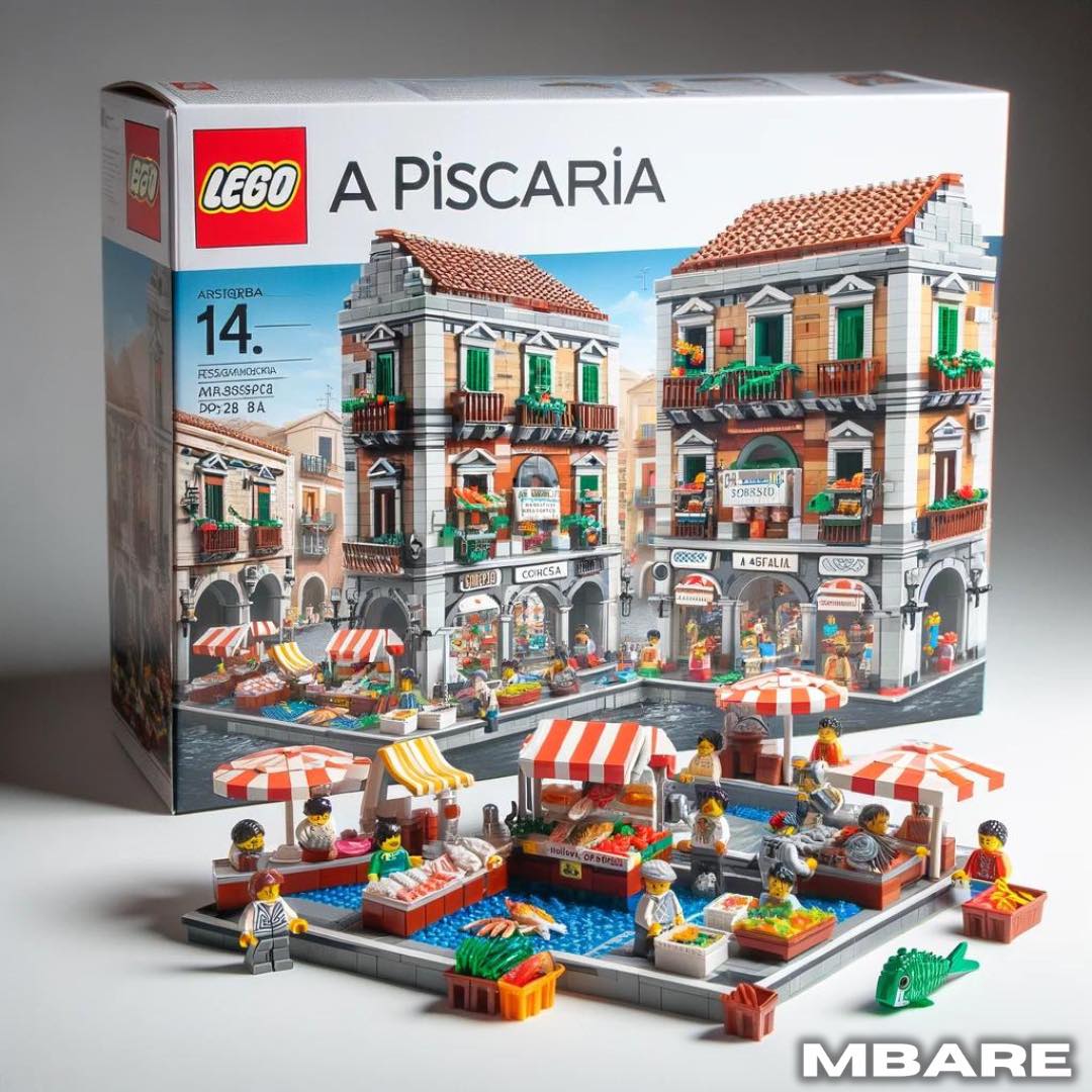Lego Set Catania AI Foto Intelligenza Artificiale Pescheria
