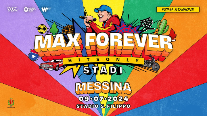 Max Pezzali porta il tour degli stadi al Franco Scoglio di Messina
