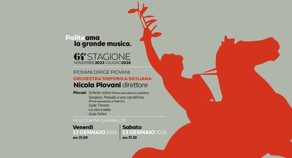 Nel magico mondo della musica cinematografica: Nicola Piovani dirige Piovani con l'Orchestra Sinfonica Siciliana