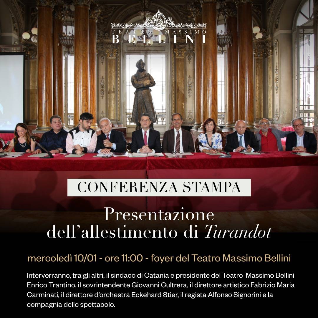 Presentazione dell’allestimento di Turandot al Teatro Massimo Bellini