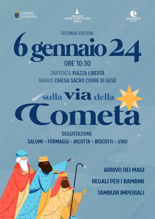 “Sulla via della cometa” – Arrivo dei Magi a Ragusa: il programma dell'Epifania 2024