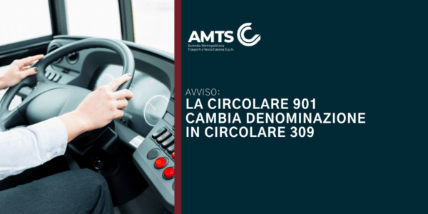 AMTS Catania: Cambio denominazione circolare 901 in 309