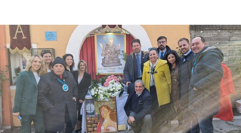 Celebrata la Patrona Sant'Agata a San Giovanni Galermo: un momento di devozione e solidarietà.