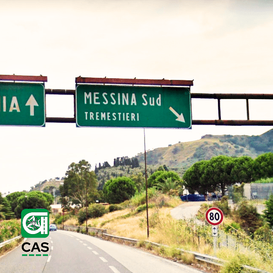 Chiusura temporanea dello svincolo di Messina Sud Tremestieri per manutenzione pavimentazione Autostrade Siciliane