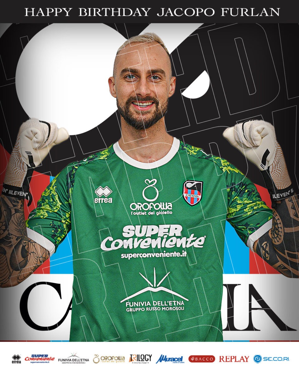 Compleanno del portiere Jacopo Furlan: 31 anni di Catania FC