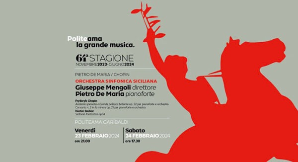 Concerti di Chopin e Berlioz a Palermo: Mengoli sul podio e De Maria al pianoforte
