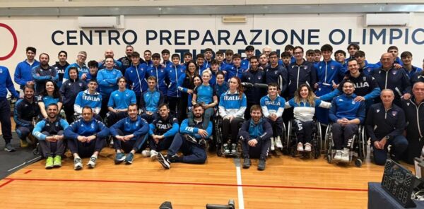 GEMELLAGGIO TRA SCHERMA PARALIMPICA E CALCIO UNDER 18 A TIRRENIA