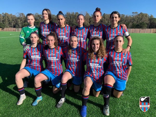 Il Catania Women vince 3-1 contro il Crotone e conferma il suo successo in campionato