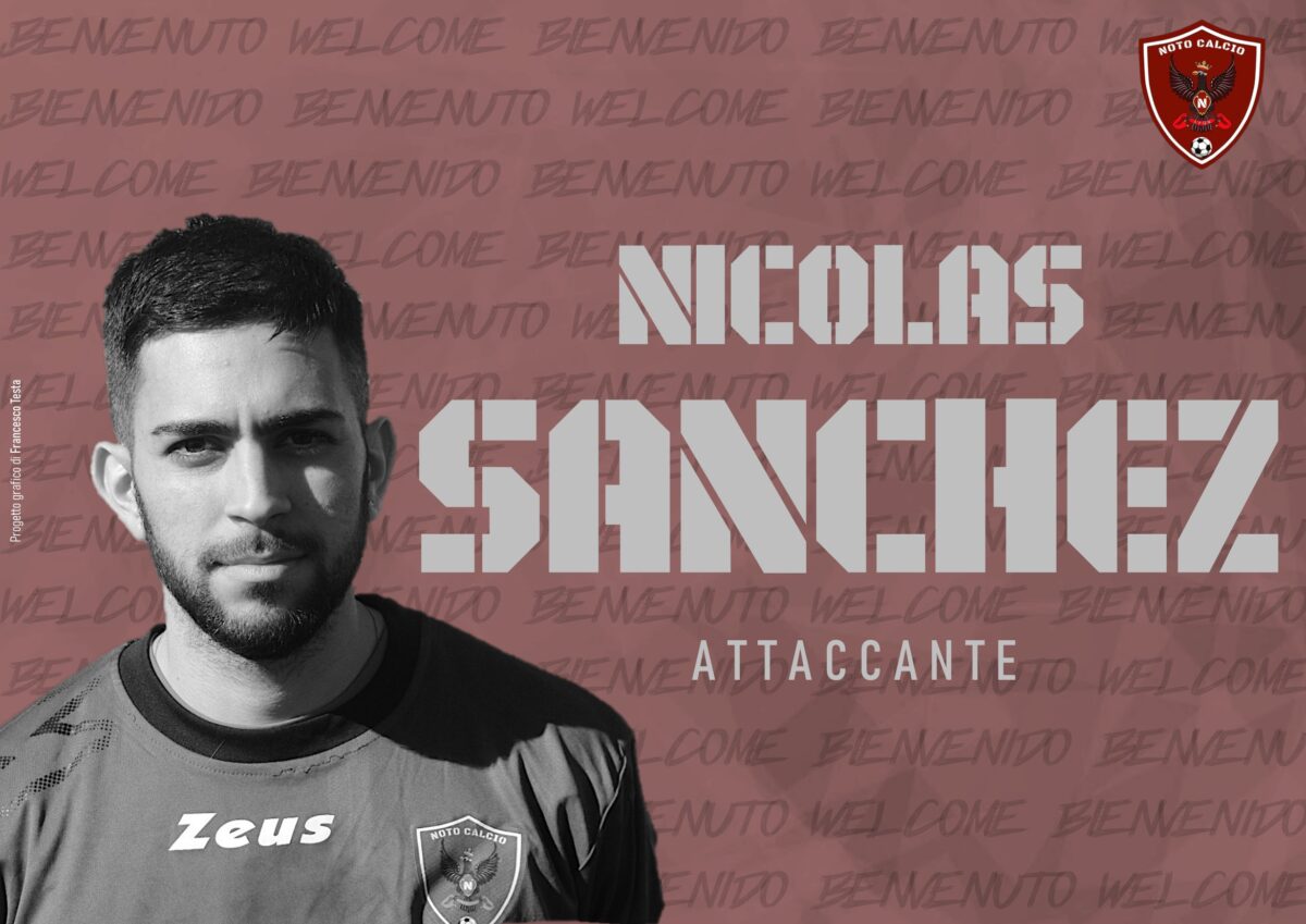 L'attaccante argentino Nicolas Sánchez Vieytes si unisce al Noto Calcio.