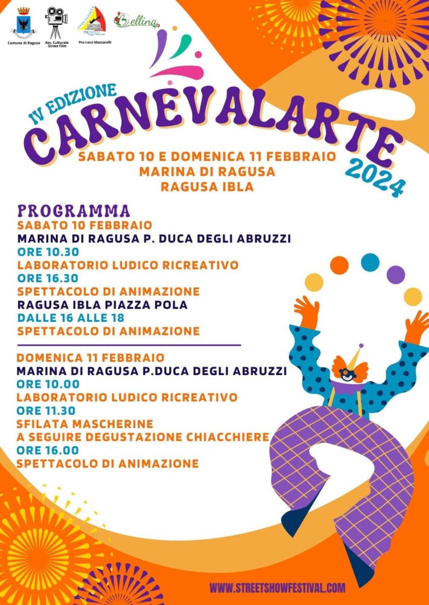 Le iniziative di Carnevale a Ragusa: divertimento e animazione per tutta la famiglia!