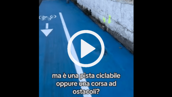Bella la pista ciclabile da Catania ad Aci Castello ma… [VIDEO]