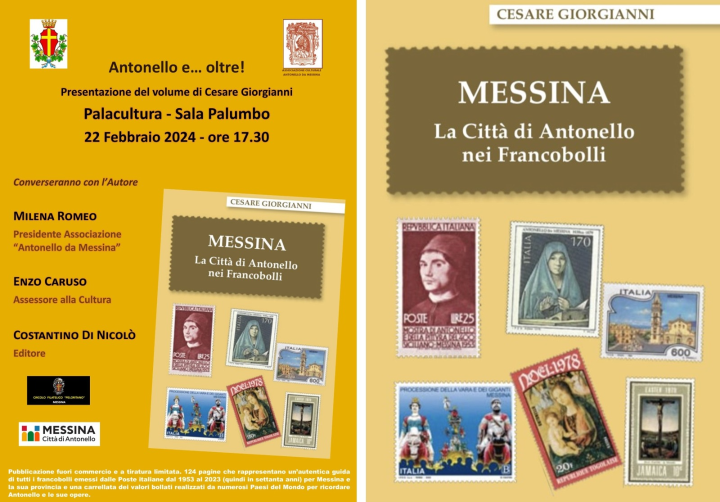Presentazione del volume "Messina La Città di Antonello nei Francobolli" al Palacultura Antonello