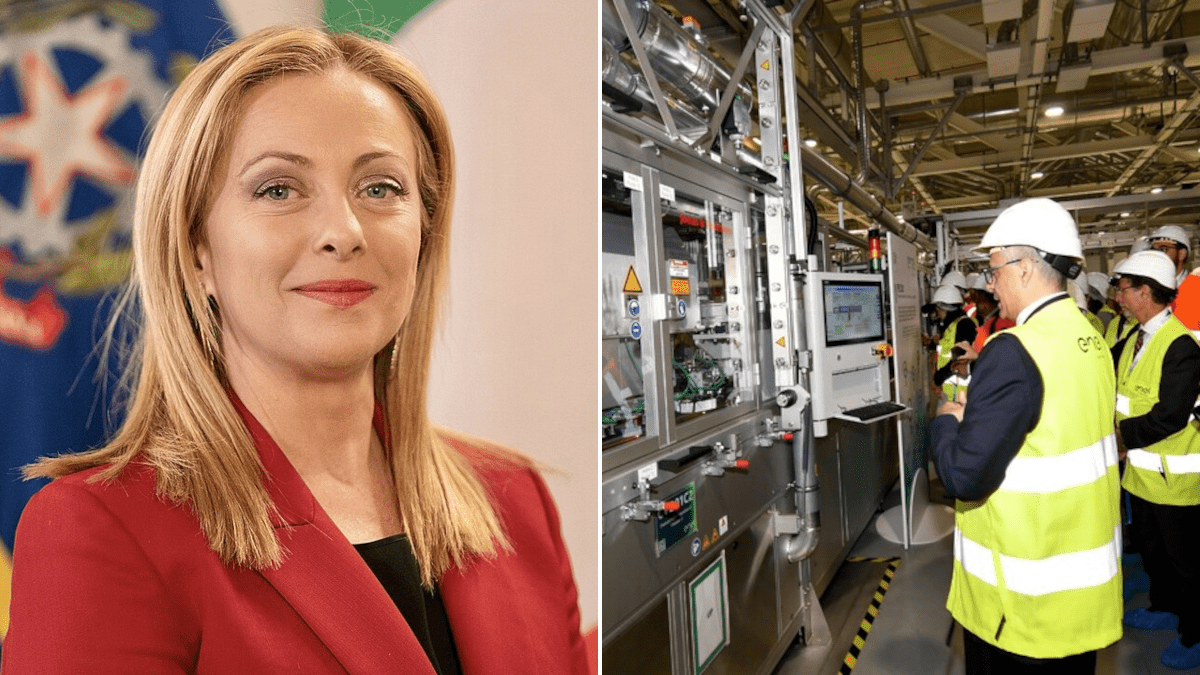 Presidente Consiglio a Catania: Giorgia Meloni in visita alla Gigafactory 3Sun di Enel