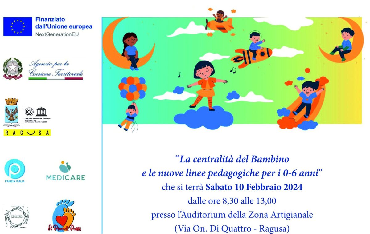 Seminario "La centralità del Bambino e le nuove linee pedagogiche per i 0-6 anni" a Ragusa