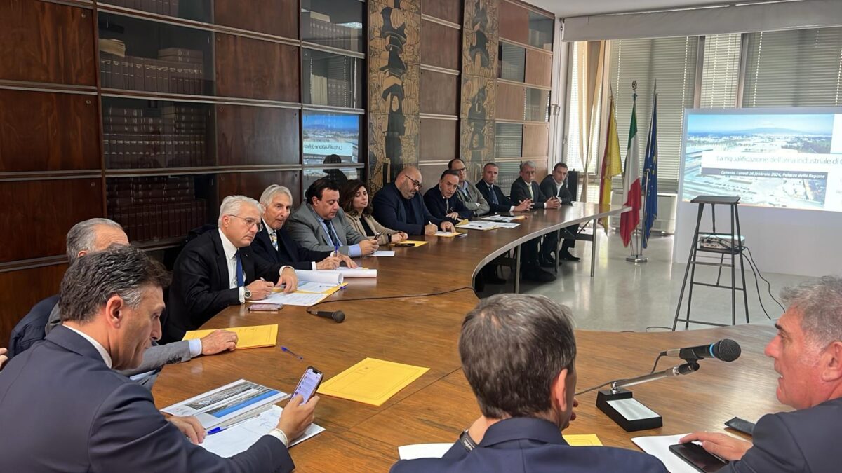 Sinergia per il potenziamento della zona industriale di Catania